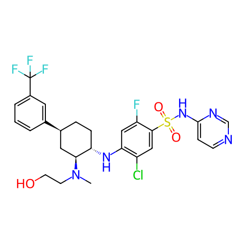 Chemical structure of BindingDB Monomer ID 501908