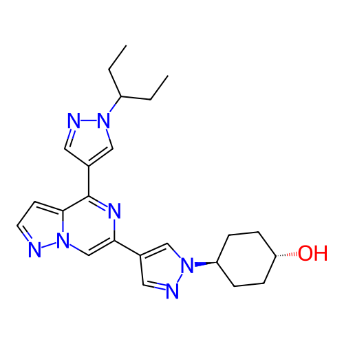 Chemical structure of BindingDB Monomer ID 502821
