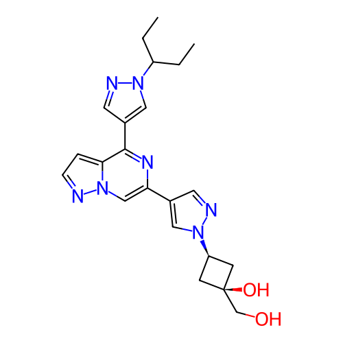 Chemical structure of BindingDB Monomer ID 502874