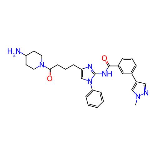 Chemical structure of BindingDB Monomer ID 506624