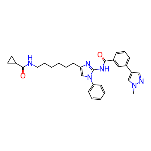 Chemical structure of BindingDB Monomer ID 506644