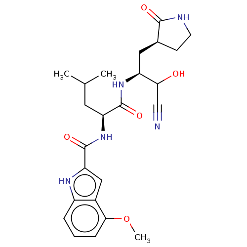 Chemical structure of BindingDB Monomer ID 509789