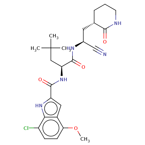 Chemical structure of BindingDB Monomer ID 509964