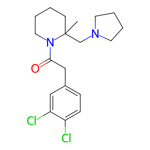Chemical structure of BindingDB Monomer ID 50000281