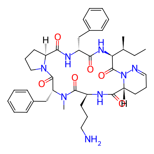 Chemical structure of BindingDB Monomer ID 50001307