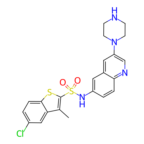 Chemical structure of BindingDB Monomer ID 50001842