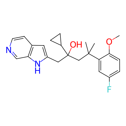 Chemical structure of BindingDB Monomer ID 50001844