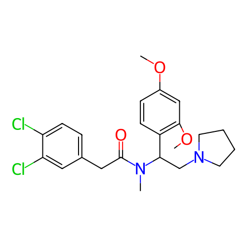 Chemical structure of BindingDB Monomer ID 50007345