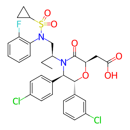 Chemical structure of BindingDB Monomer ID 50007642