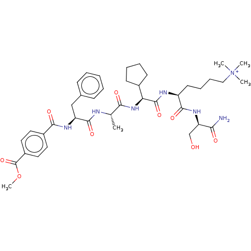 Chemical structure of BindingDB Monomer ID 50009554