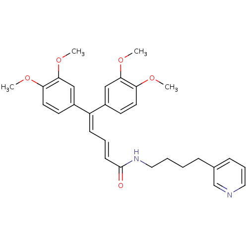 Chemical structure of BindingDB Monomer ID 50018348