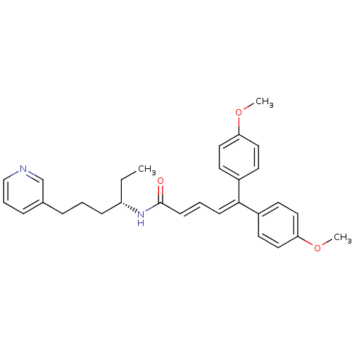 Chemical structure of BindingDB Monomer ID 50018358