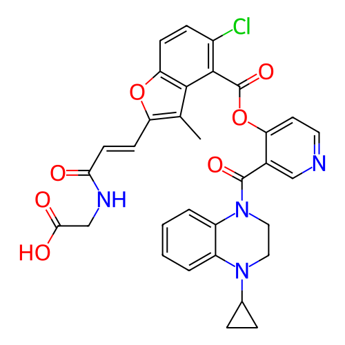 Chemical structure of BindingDB Monomer ID 50019495