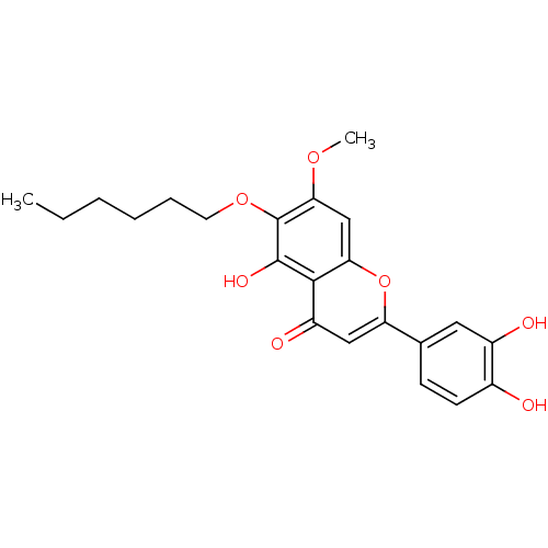 Chemical structure of BindingDB Monomer ID 50025282