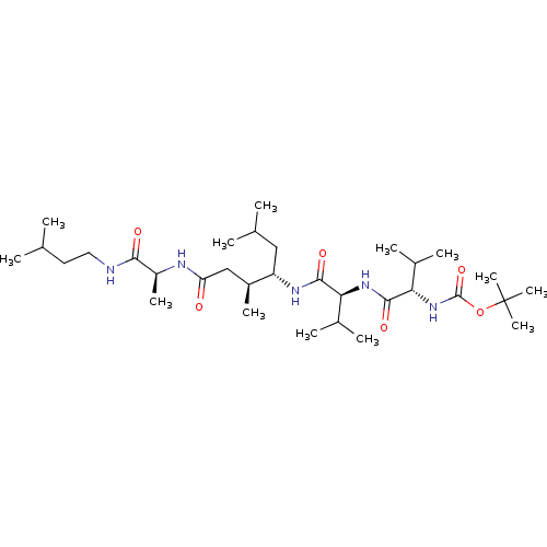 Chemical structure of BindingDB Monomer ID 50025512
