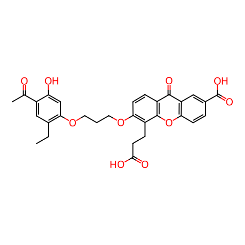 Chemical structure of BindingDB Monomer ID 50029482