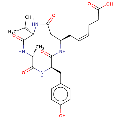 Chemical structure of BindingDB Monomer ID 50032266
