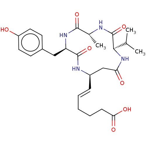 Chemical structure of BindingDB Monomer ID 50032271