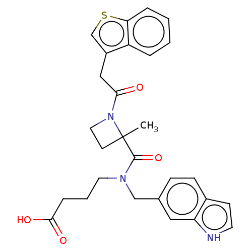 Chemical structure of BindingDB Monomer ID 50032378