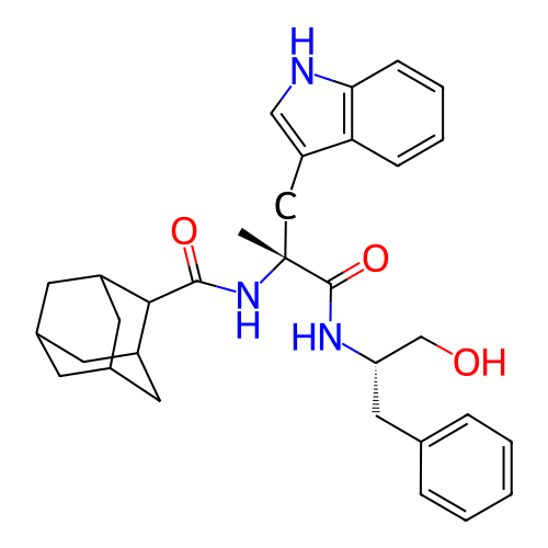 Chemical structure of BindingDB Monomer ID 50033607