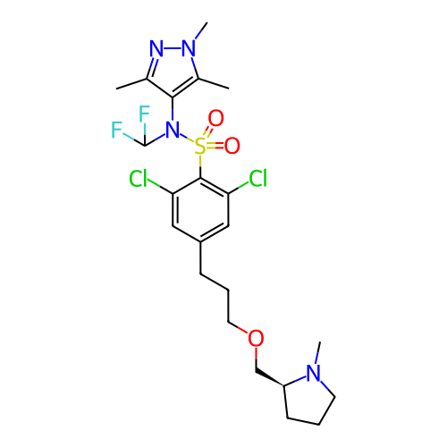 Chemical structure of BindingDB Monomer ID 50033620
