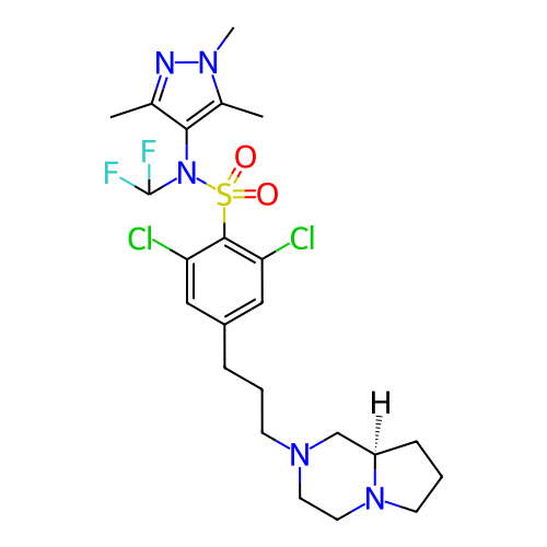 Chemical structure of BindingDB Monomer ID 50033624