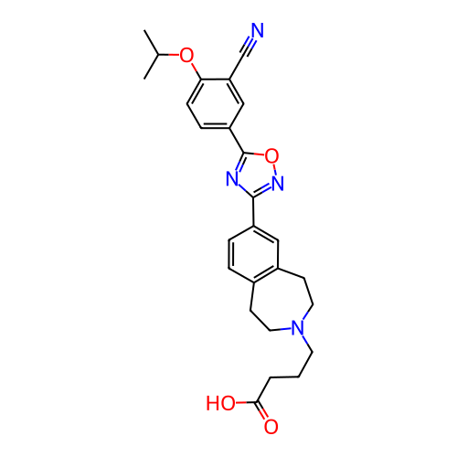Chemical structure of BindingDB Monomer ID 50034555