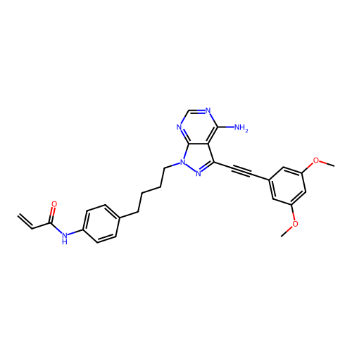 Chemical structure of BindingDB Monomer ID 50036311