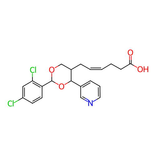 Chemical structure of BindingDB Monomer ID 50036376