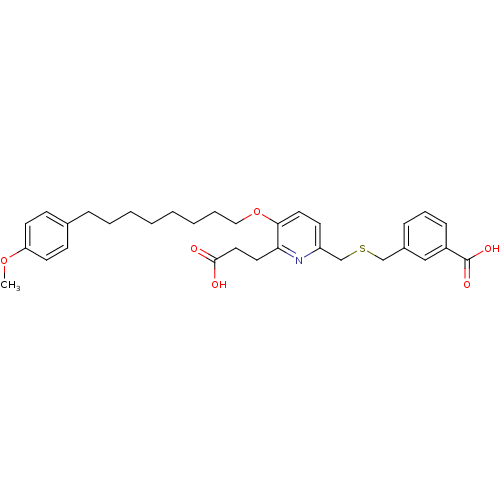 Chemical structure of BindingDB Monomer ID 50037386