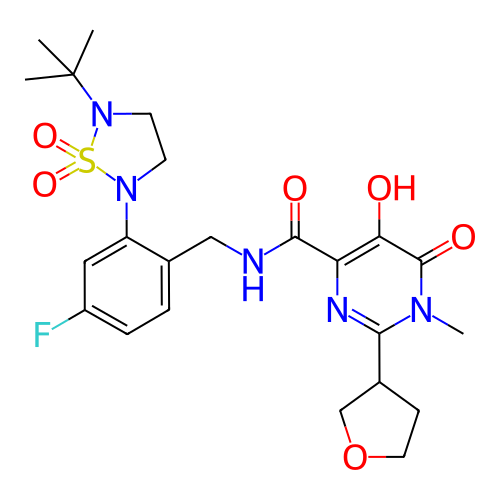 Chemical structure of BindingDB Monomer ID 50042019