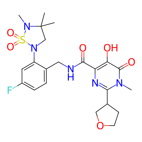 Chemical structure of BindingDB Monomer ID 50042020