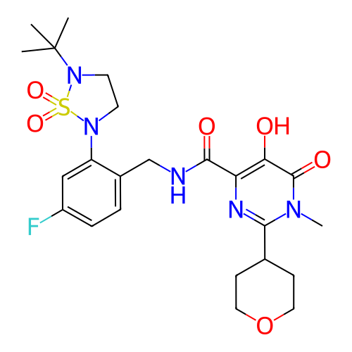 Chemical structure of BindingDB Monomer ID 50042030