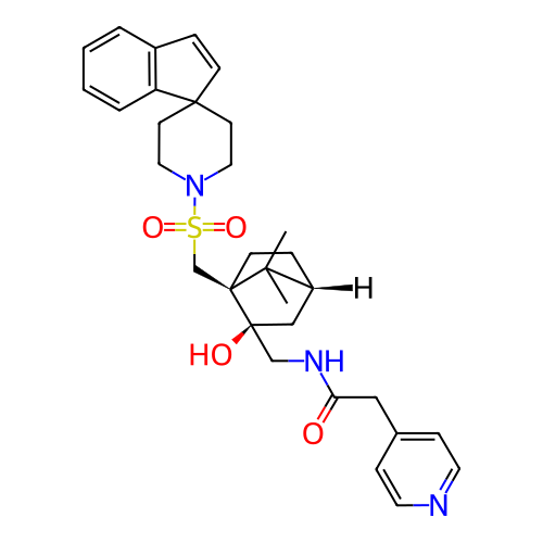 Chemical structure of BindingDB Monomer ID 50043165