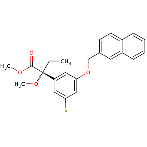 Chemical structure of BindingDB Monomer ID 50043682