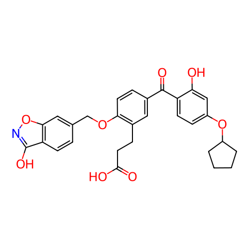 Chemical structure of BindingDB Monomer ID 50044561