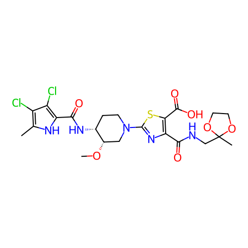 Chemical structure of BindingDB Monomer ID 50047219