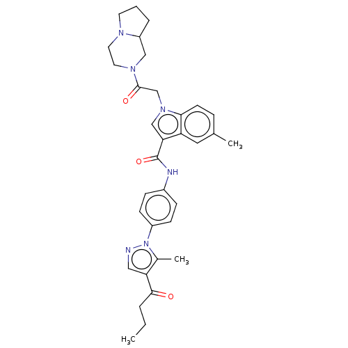 Chemical structure of BindingDB Monomer ID 50055819
