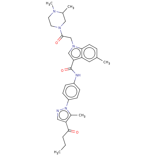 Chemical structure of BindingDB Monomer ID 50055822