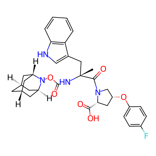 Chemical structure of BindingDB Monomer ID 50061273