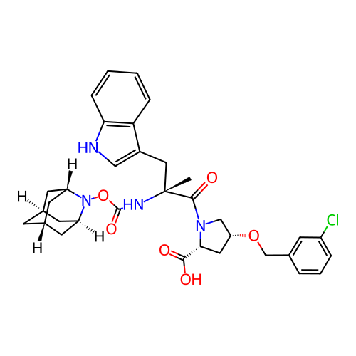 Chemical structure of BindingDB Monomer ID 50061282