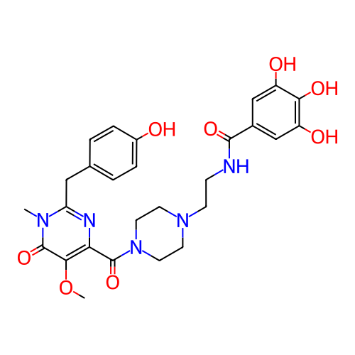 Chemical structure of BindingDB Monomer ID 50062820