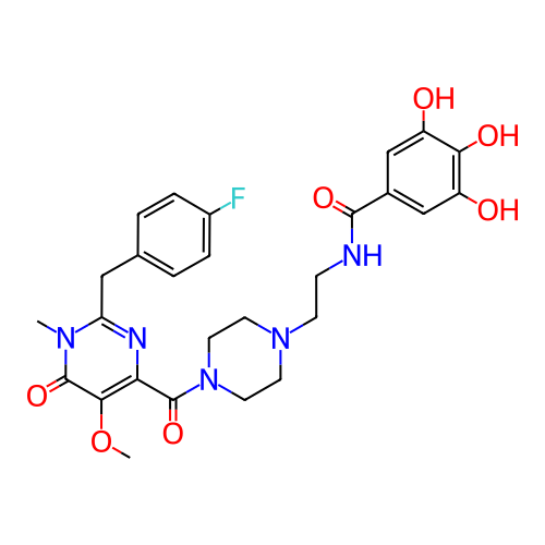 Chemical structure of BindingDB Monomer ID 50062824