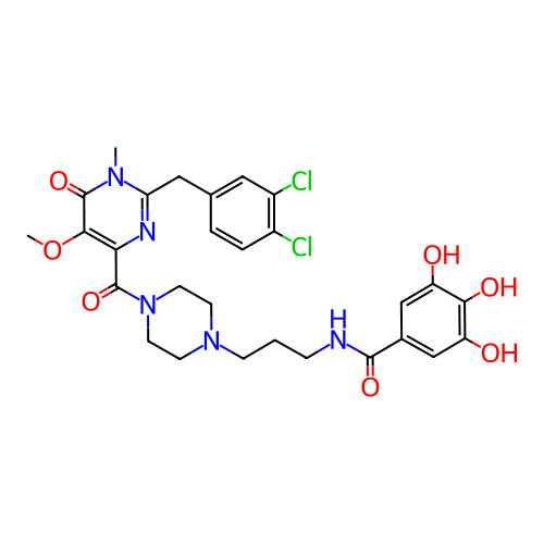 Chemical structure of BindingDB Monomer ID 50062826