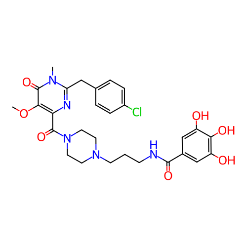 Chemical structure of BindingDB Monomer ID 50062829