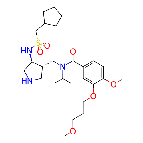 Chemical structure of BindingDB Monomer ID 50066156
