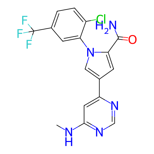 Chemical structure of BindingDB Monomer ID 50069317