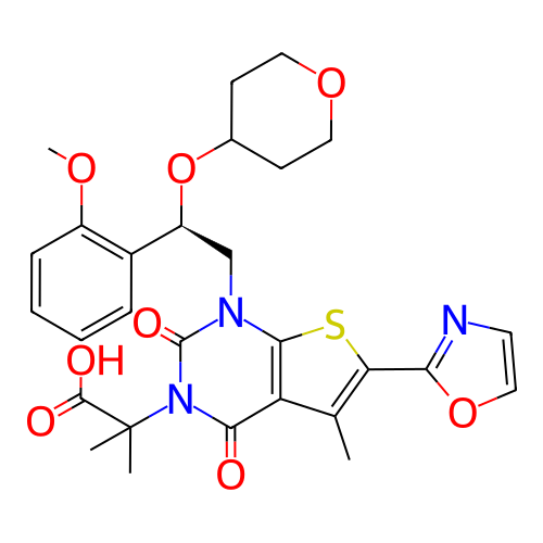 Chemical structure of BindingDB Monomer ID 50069756