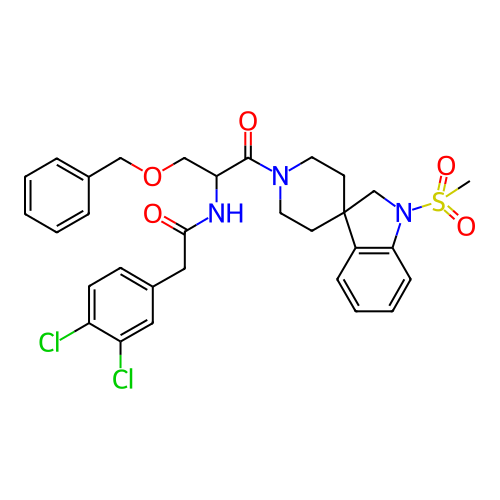 Chemical structure of BindingDB Monomer ID 50070981
