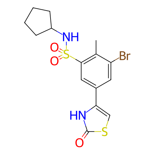 Chemical structure of BindingDB Monomer ID 50071321